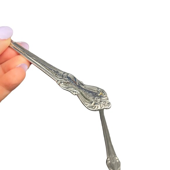 Reed & Barton Heritage Mint LTD Stainless Steel 2 Pc Ice Tea Spoons Long Spoons - Picture 1 of 4